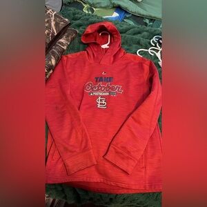 Kids Red Nike Postseason Hoodie